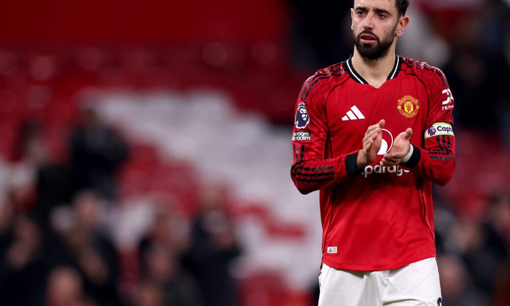 Manchester United captain Bruno Fernandes was limping heavily yesterday, could be out of next month’s derby