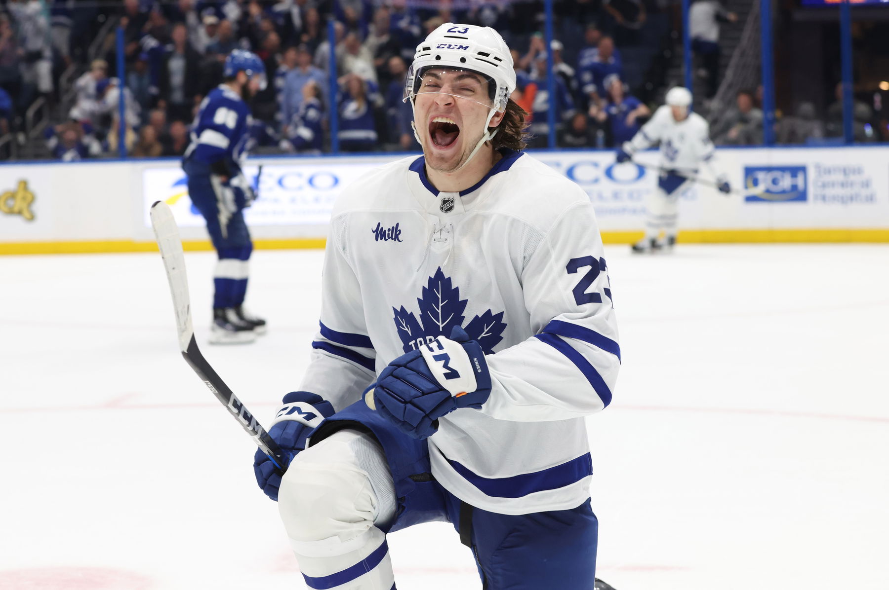 'Trying To Replace Bad Memories With Good Ones': Maple Leafs' Matthew Knies Continues Hot Streak Against Lightning With Hat Trick Overtime Winner