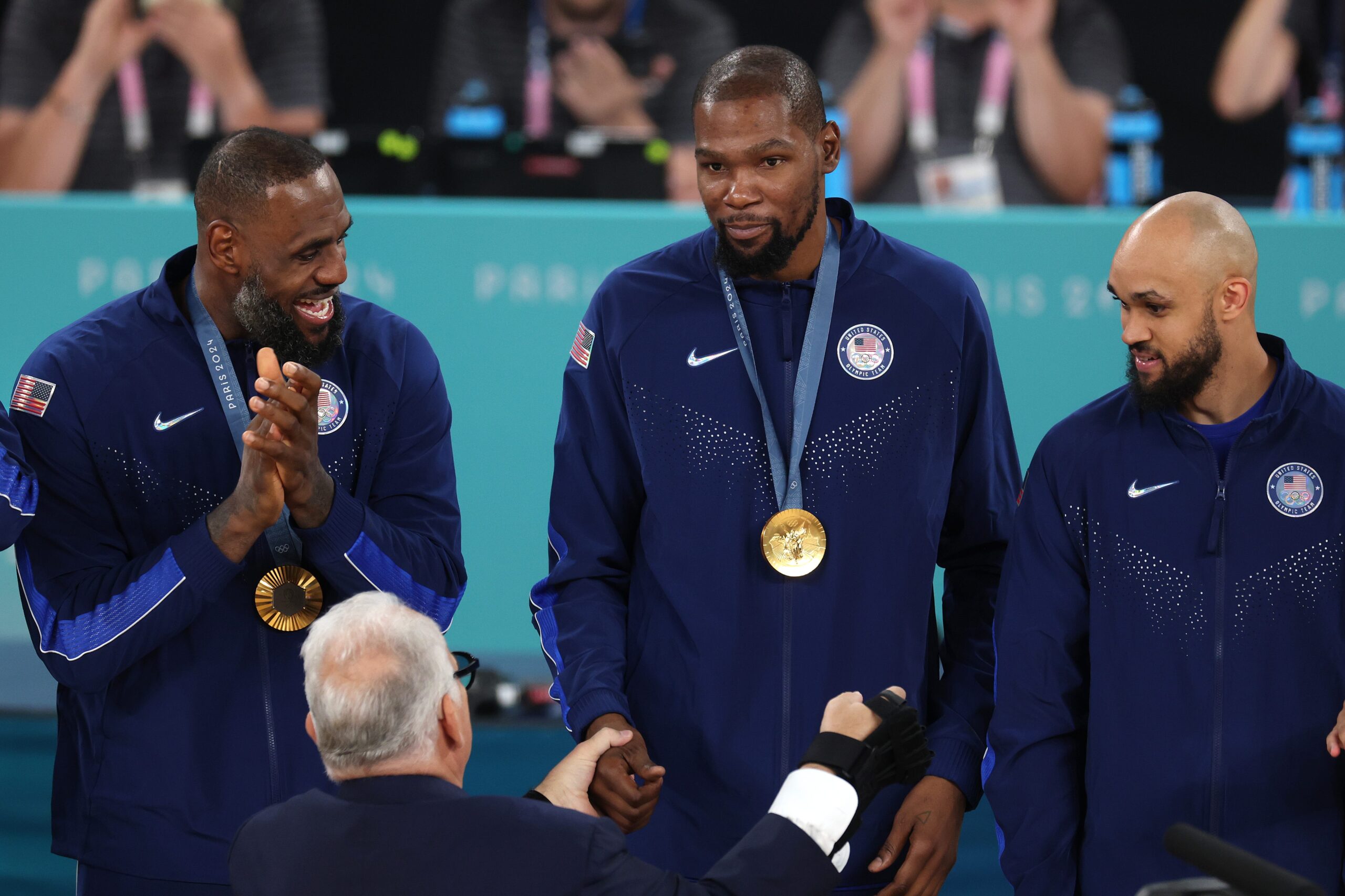 Celtics' Derrick White on playing with Kevin Durant in the Olympics