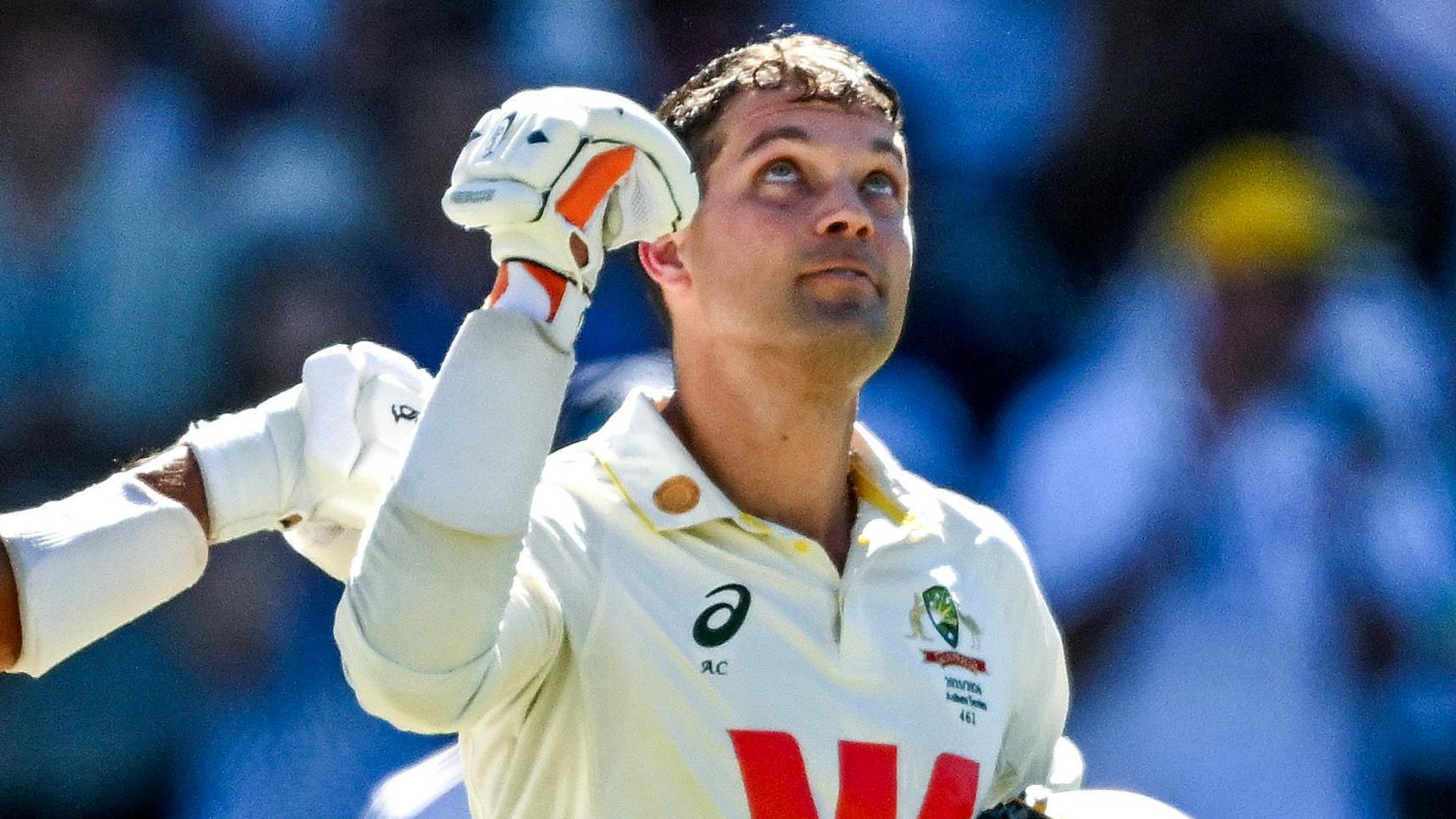 'Trying not to tear up' – Carey's poignant century