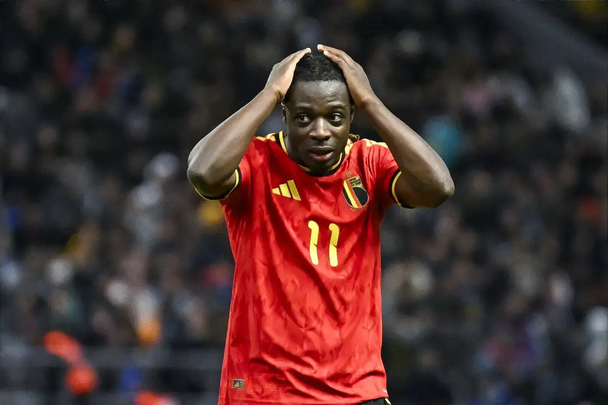 Jeremy Doku blasts Belgium teammates after failed World Cup qualification shot